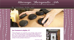 Desktop Screenshot of massagetherapeuticarts.com